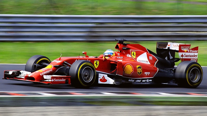 F1 car racing