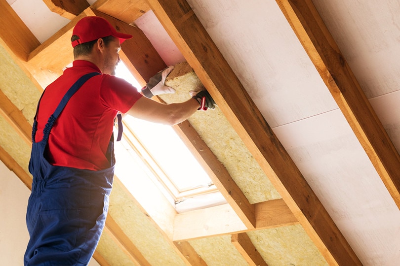 Foaming attic