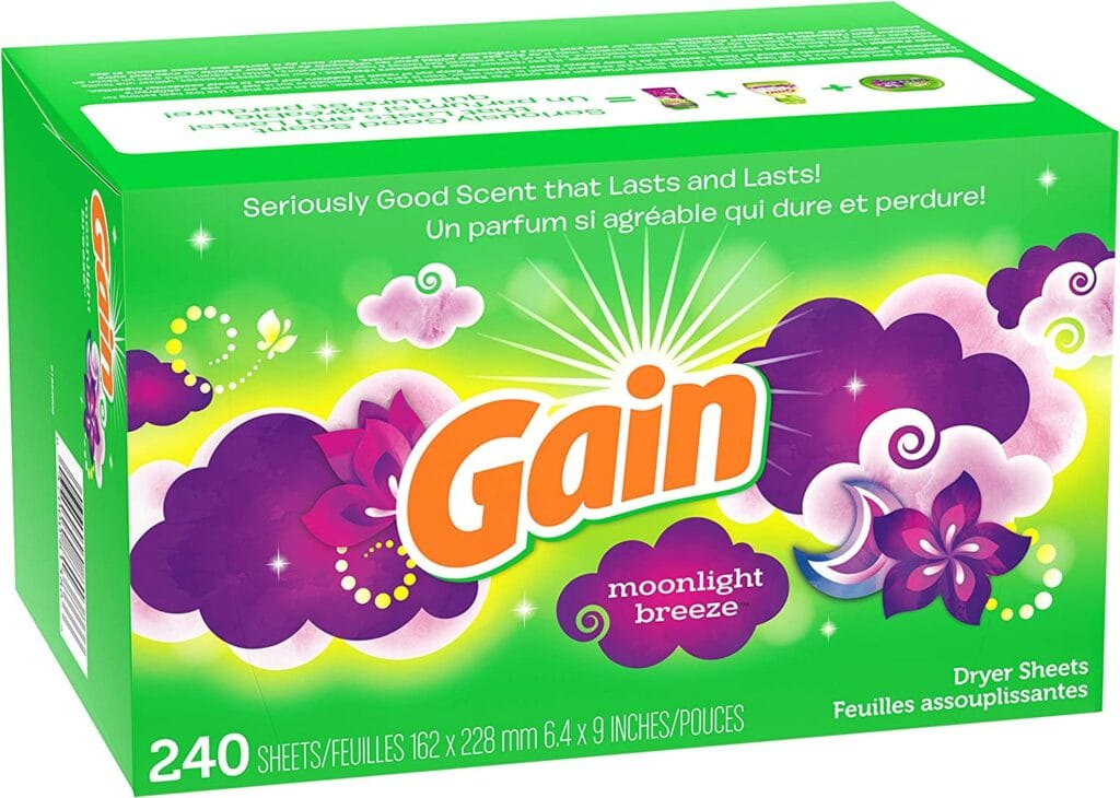 Gain Dryer Sheets, Moonlight Breeze, 240 Count
