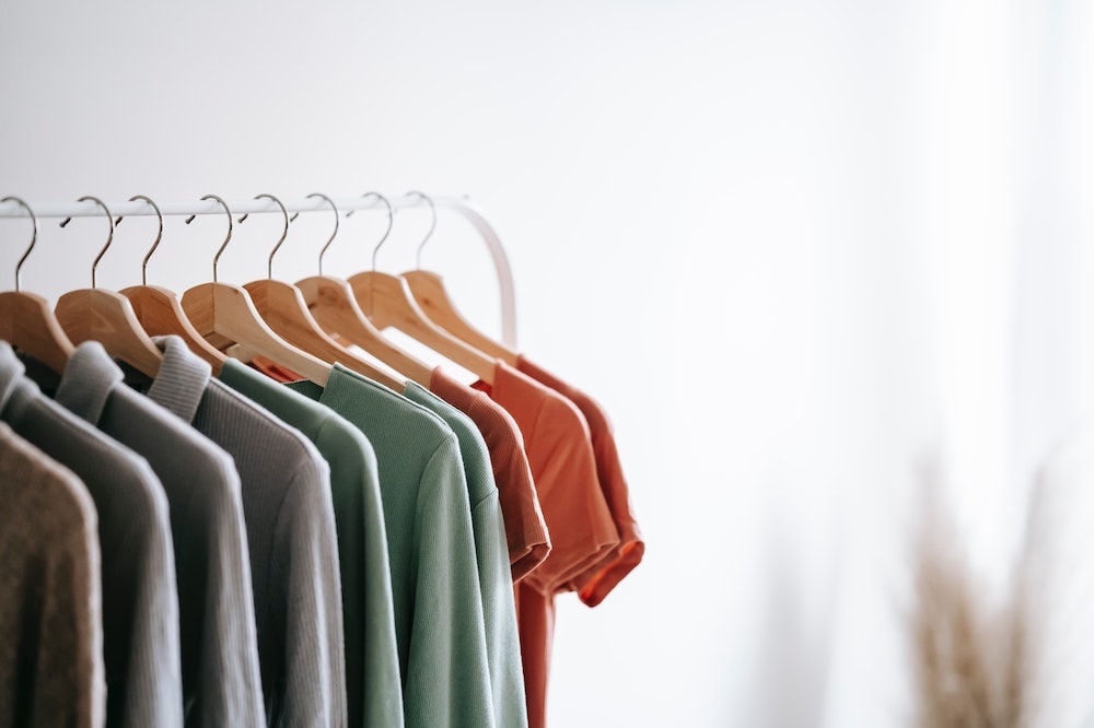 Hanging clothes