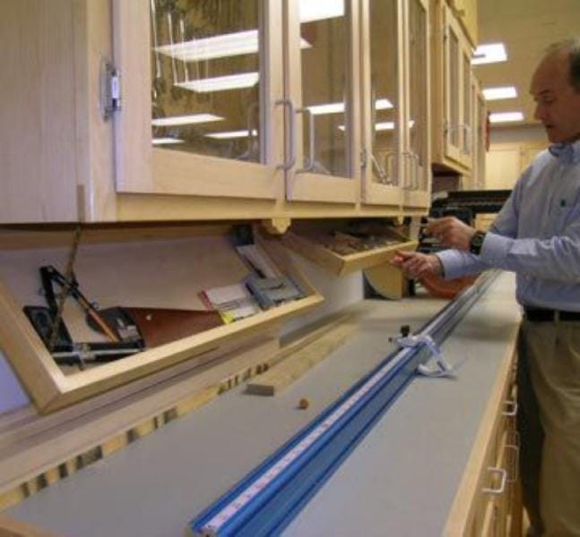 Hidden Under Cabinet Storage Trays