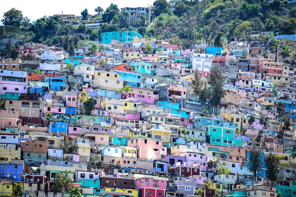 Housing stacked Port-Au-Prince, Haiti