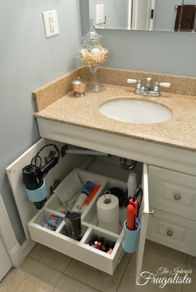 How To Build A Bathroom Vanity Sliding Shelf