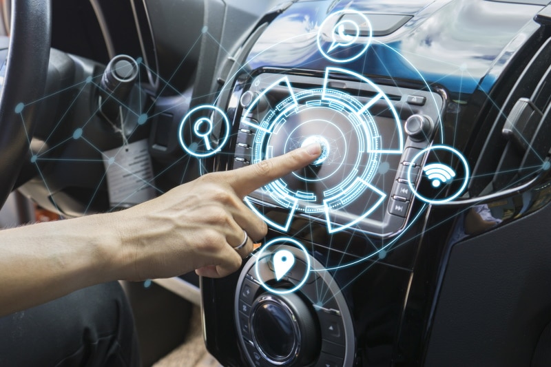 Inside a self-driving car demo