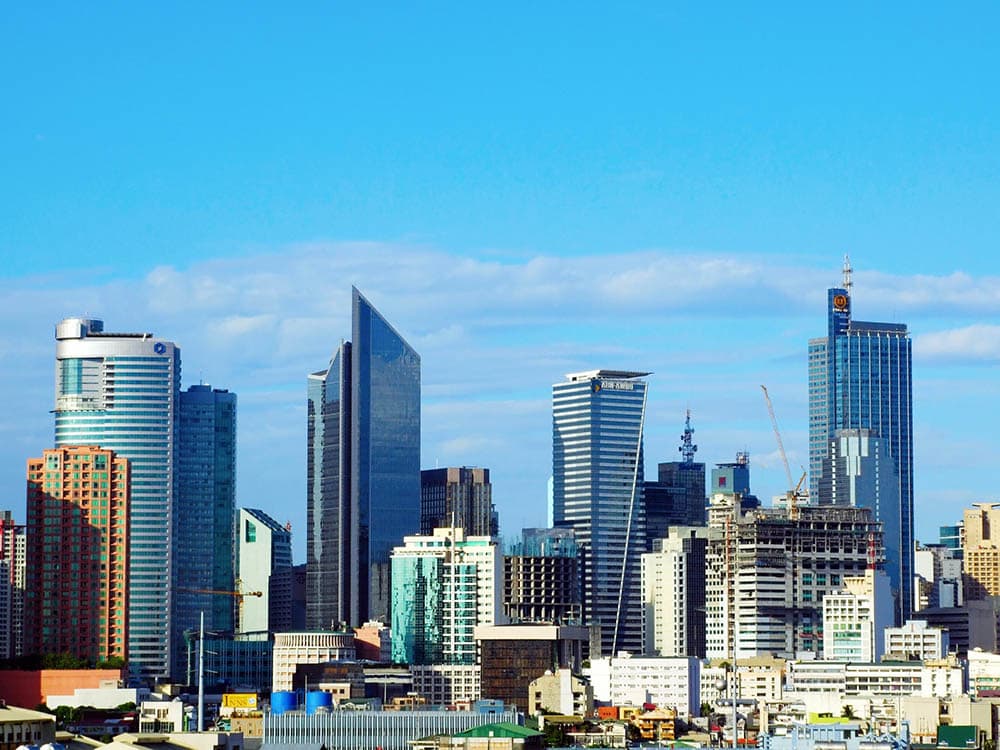 Makati skyline philippines