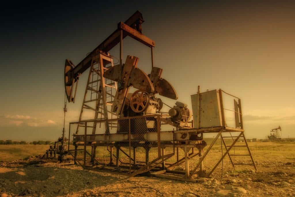 Oil rig with AC current