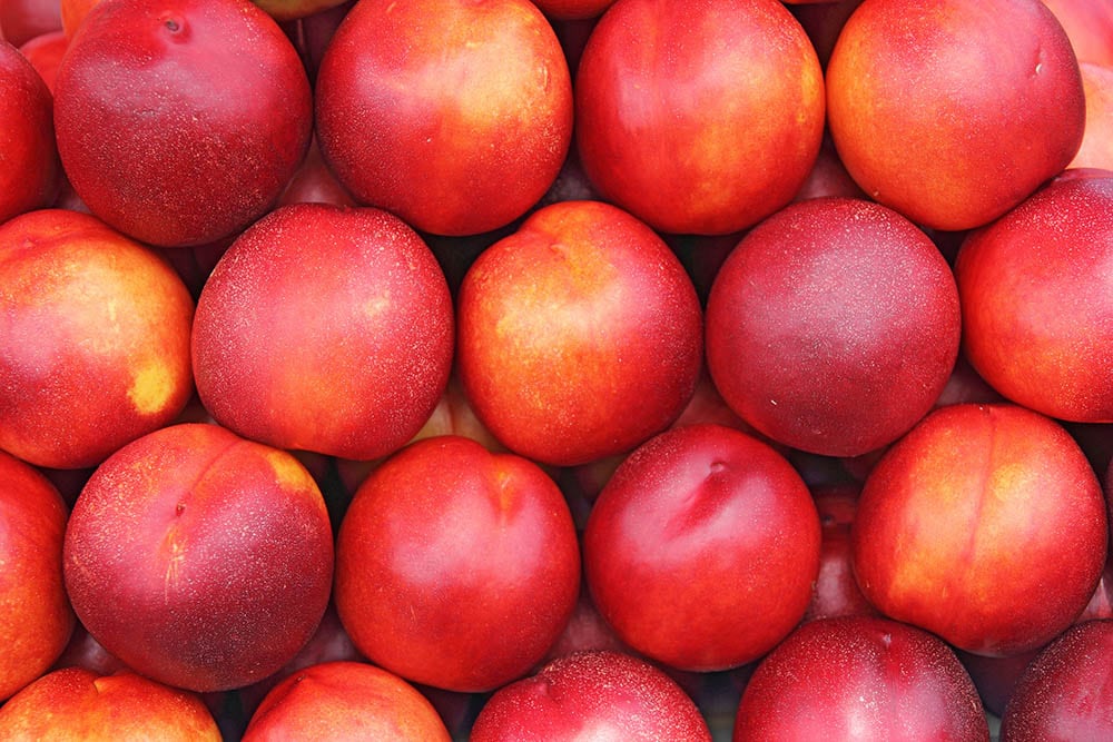 ripe juicy nectarine