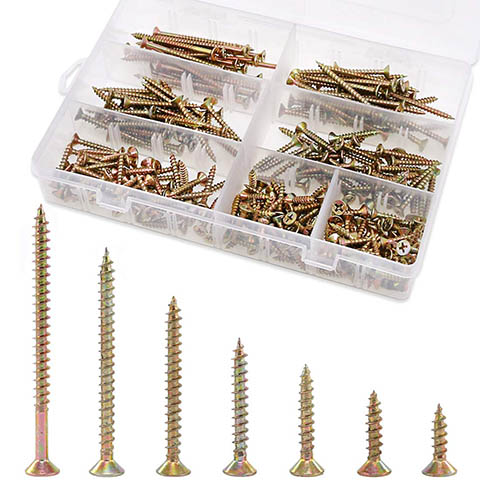 Rustark 280-Pcs Phillips Bugle Head Coarse Thread Drywall Screw