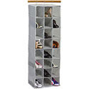 SimpleHouseware 24 Section Hanging Shoe Shelves Closet Organizer