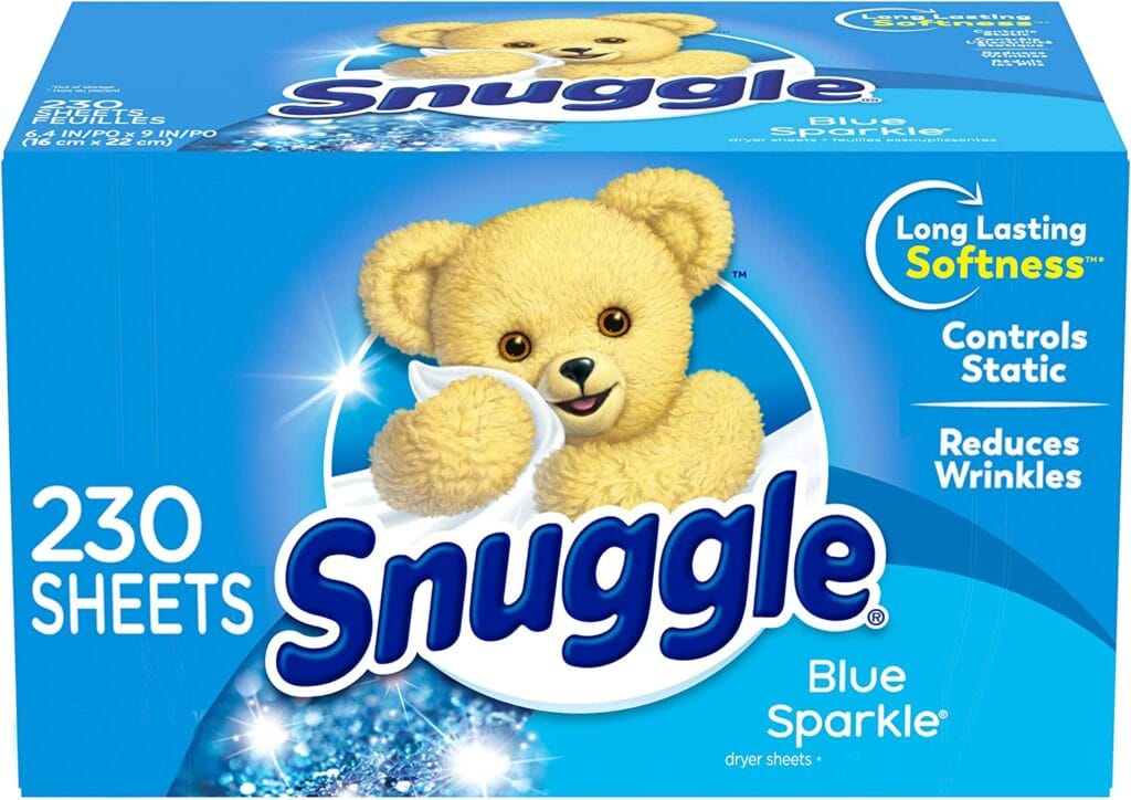 Snuggle Dryer Sheets, Blue Sparkle, 230 Count