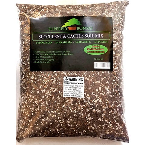Superfly Bonsai Succulent & Cactus Soil Mix