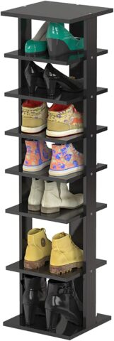 Tangkula 7 Tiers Vertical Shoe Rack