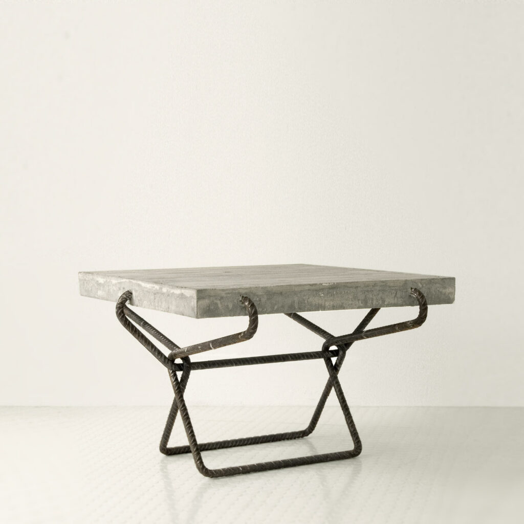 Tom Strala bartok concrete coffee table