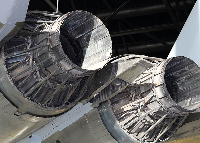 Turbojet of an F15a eagle fighter