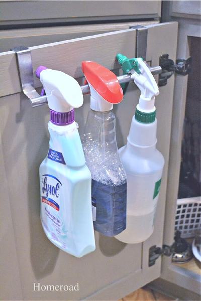 Under Sink Cabinet Organization