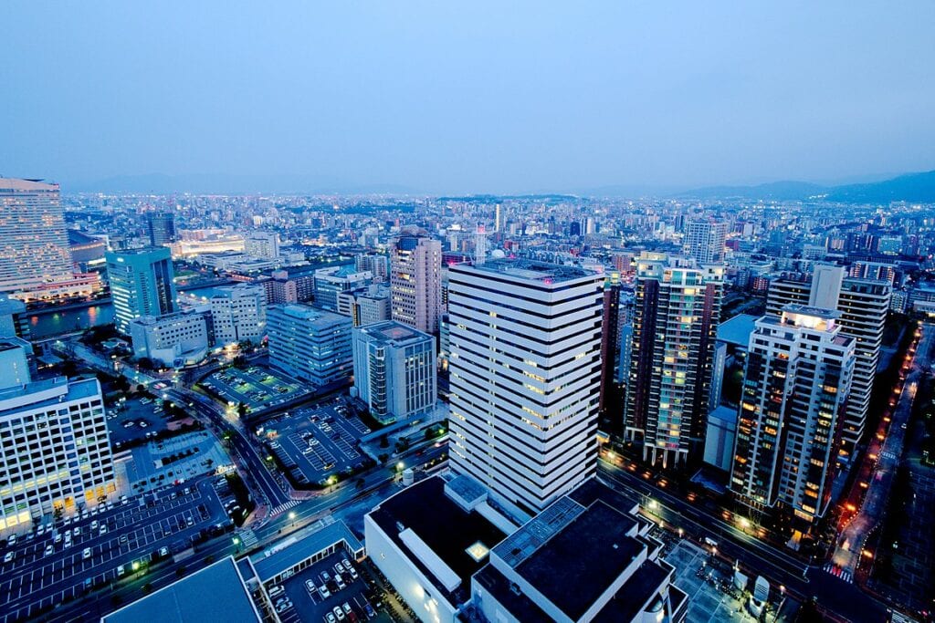 View from Fukuoka Tower, Fukuoka; March 2019