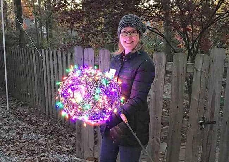 Wire Ball Orb Lights
