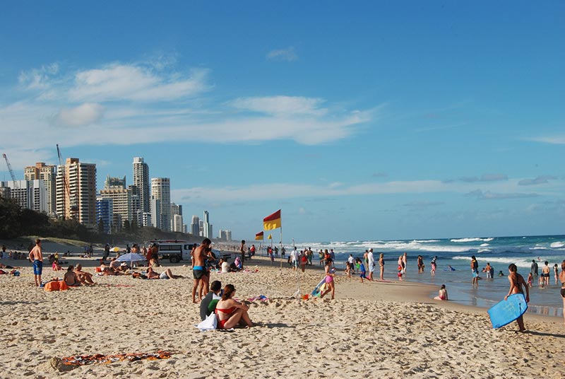a beach in gold coast australia