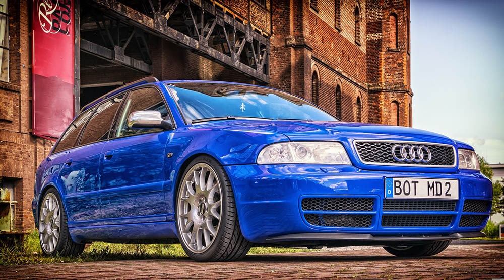 blue audi s4