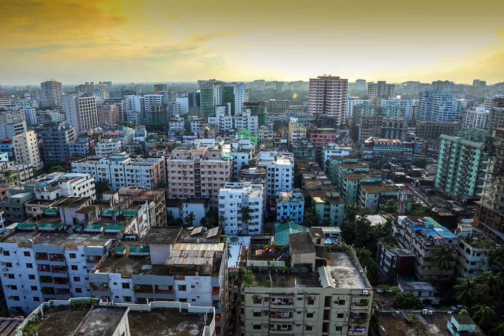 dhaka bangladesh skyline