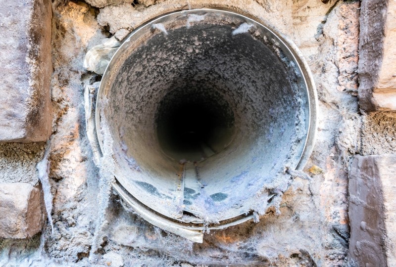 dryer vent interior
