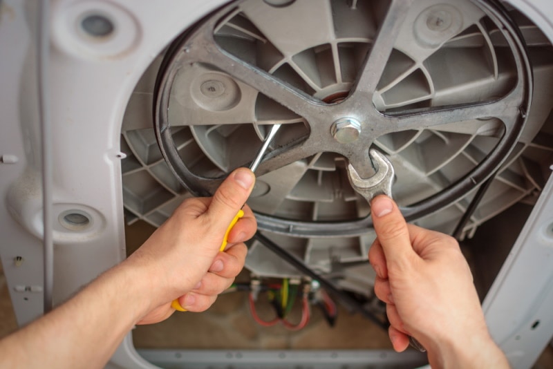 fixing dryer drive belt