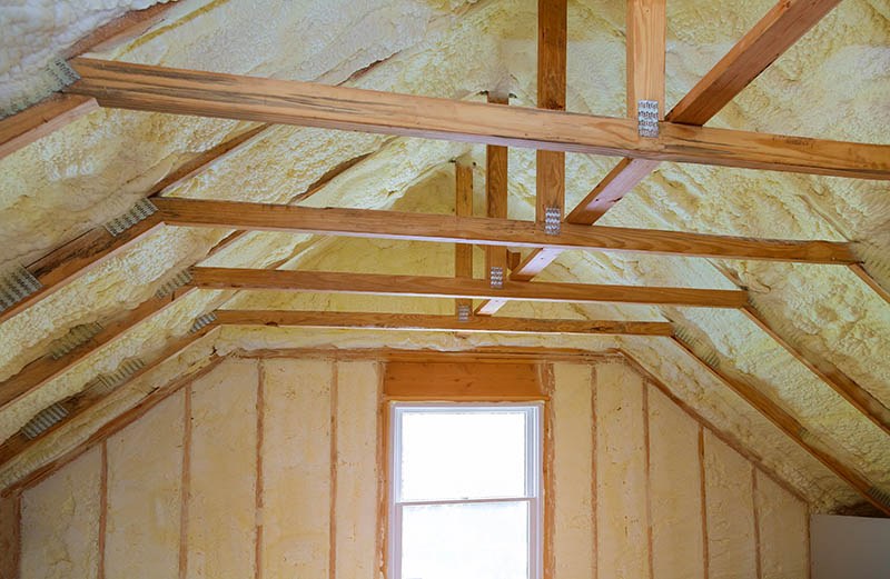 Insulation of attic