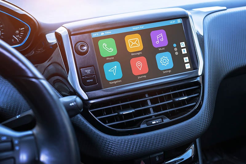 modern car infotainment