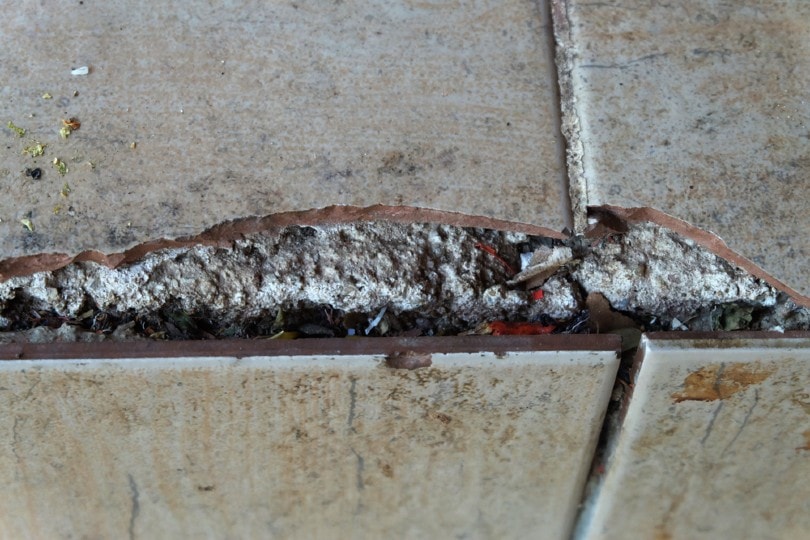old asbestos tiles