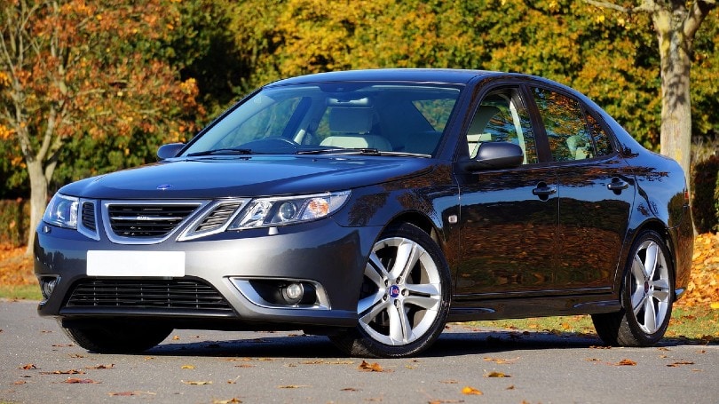 sedan parked outside