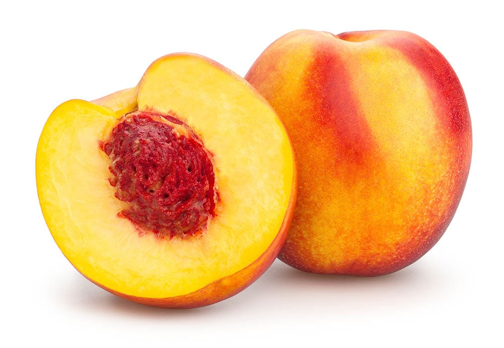 sliced nectarine