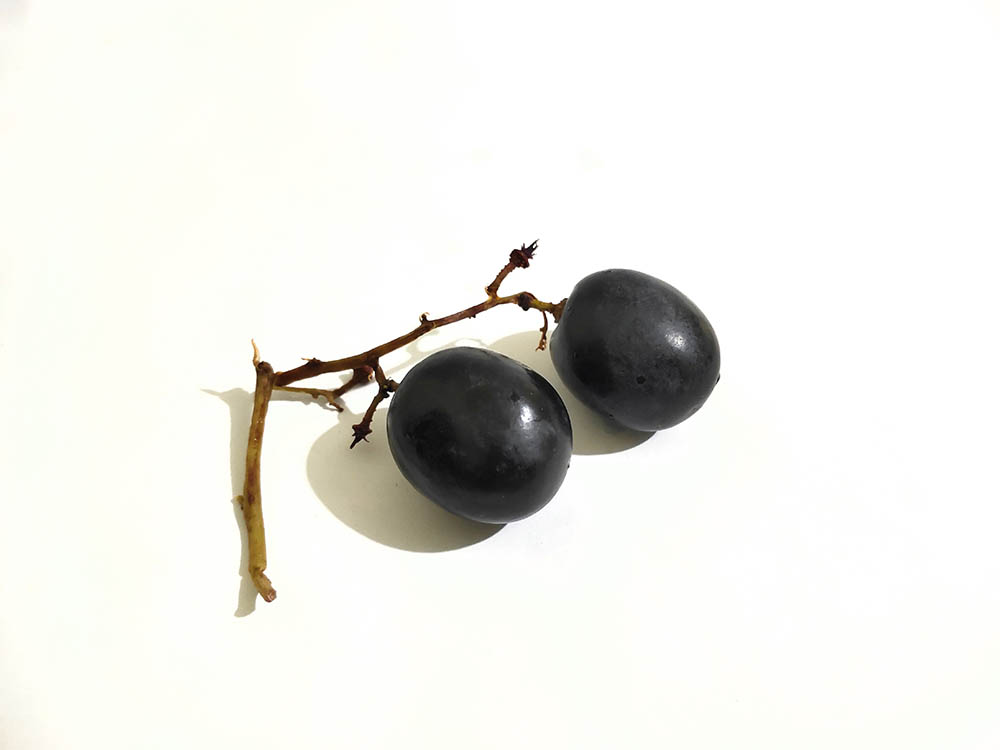 Sweet Jubilee grape on white background