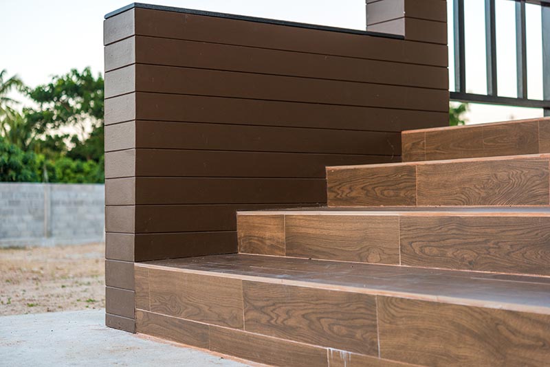 tile plank used on stairs