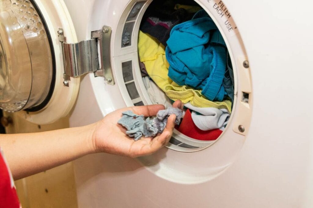 Tiny Fiber in Dryer