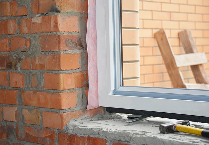 window with insert for soundproofing