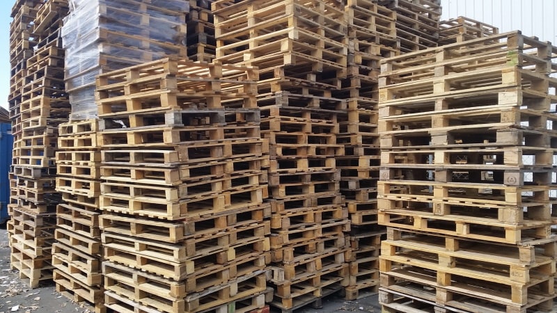 wooden pallets