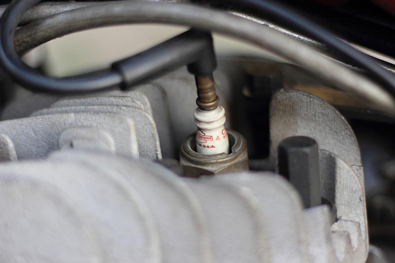 worn spark plug