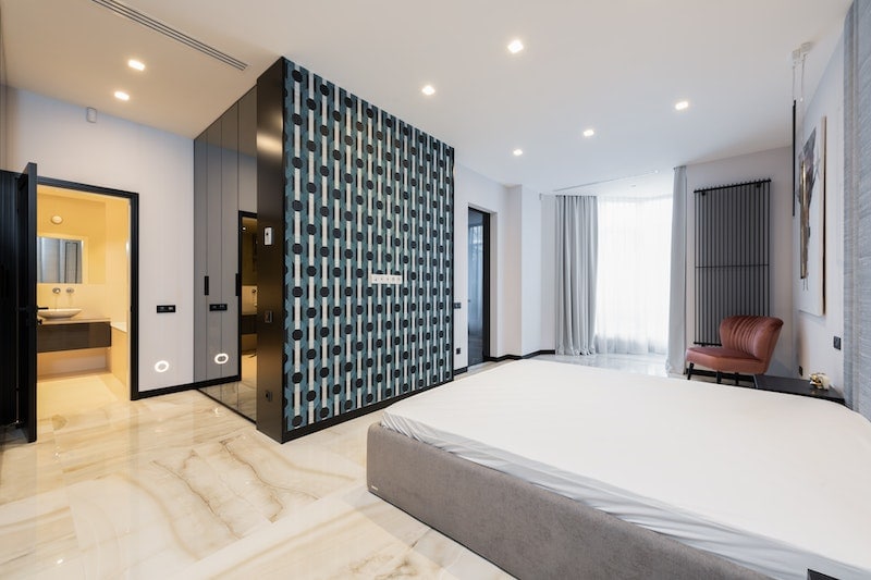 Bathroom in a bedroom