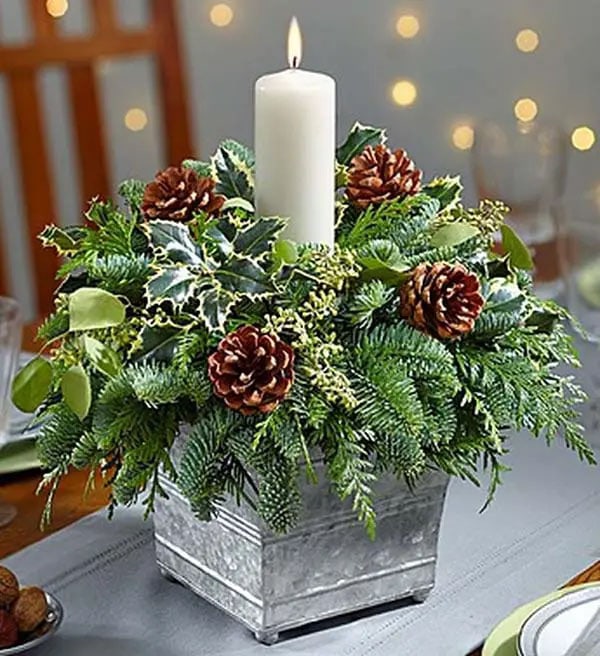 Beautiful DIY Candle Centerpiece by DH Ideas