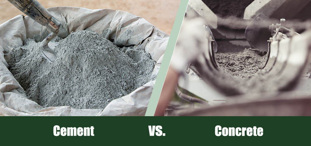 Cement vs Concrete