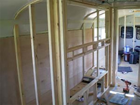 Cheap, Easy-To-Build DIY Bunk Beds by Good News Bus