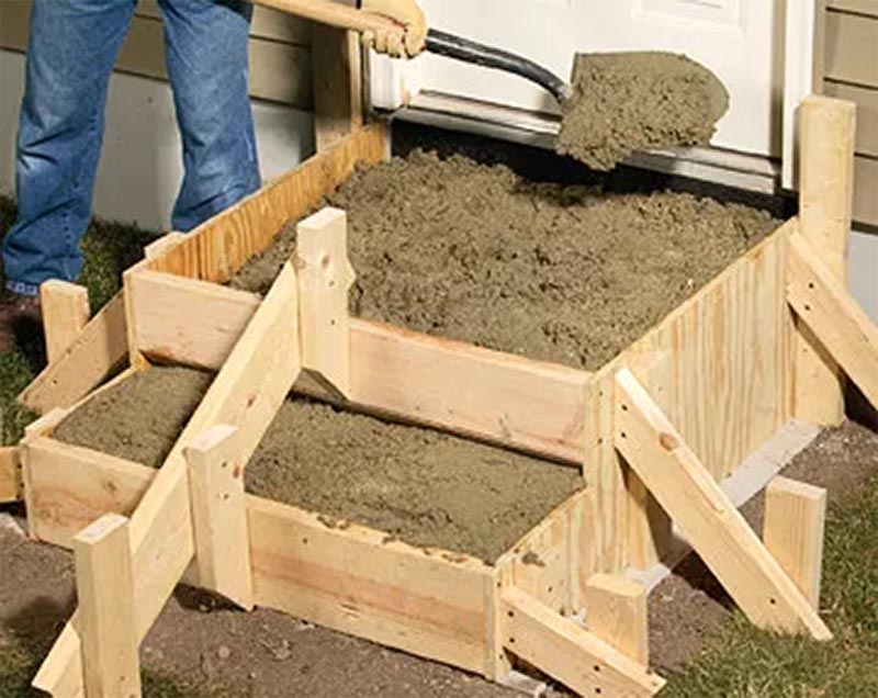 Concrete Outdoor Stairs