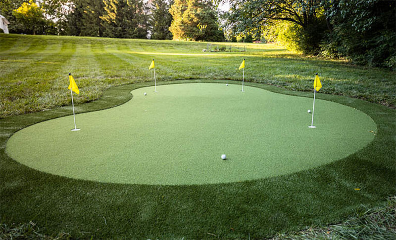 DIY Backyard Putting Green by XGrass