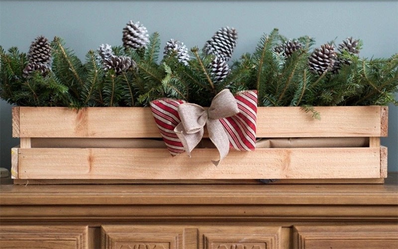 DIY Christmas Floral Centerpiece by Gathered in the Kitchen