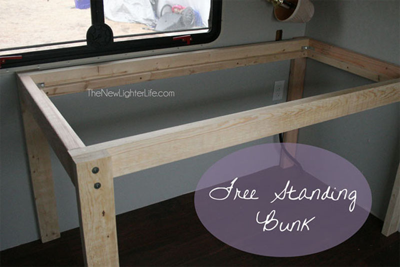 DIY RV Bunk Remodel for Kids by The New Lighter Life