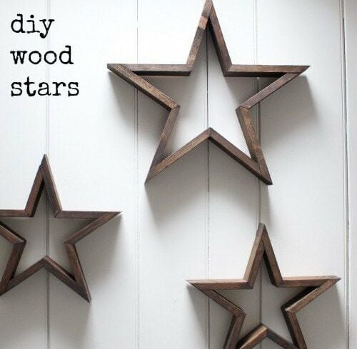 DIY Wood stars