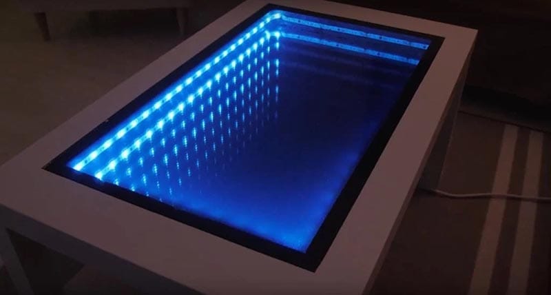 DIY modern coffee table