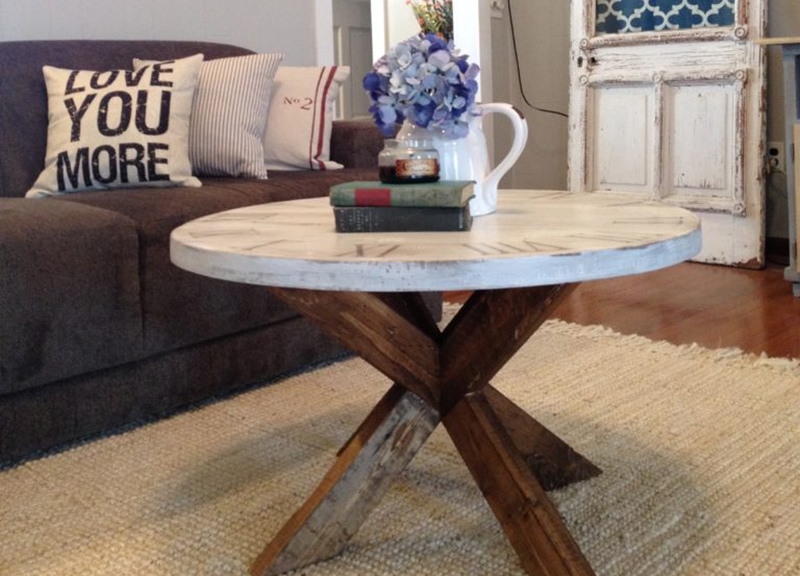 DIY modern coffee table