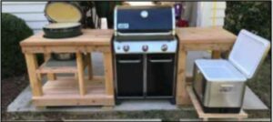 DIY BBQ Island