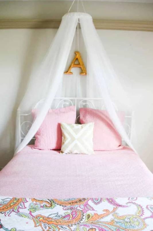 DIY bed canopy